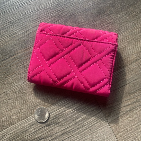 Vera Bradley Fuchsia Quilted Wallet - Picture 2 of 3
